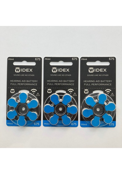 WİDEX İŞİTME CİHAZI 675 NUMARA PİL 3 PAKET