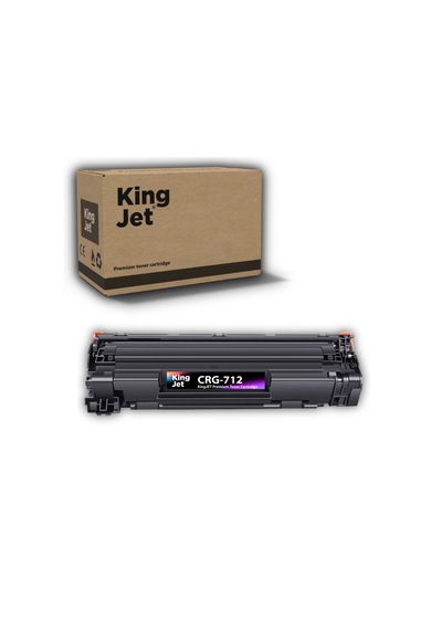 Kingjet Canon Uyumlu Crg-712 Standart Kapasiteli Çipli Uyumlu Toneri I-sensys Lbp3010