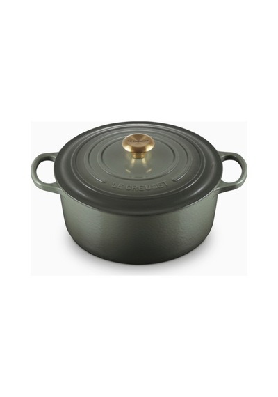 Le Creuset Yuvarlak Ikonik Lüks Döküm Tencere 28 Cm Haki