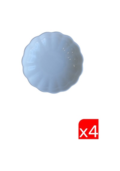 Kütahya Porselen Bone Luz Krem Kase 8cm 4 Lü Bnlzf08ks00 krem