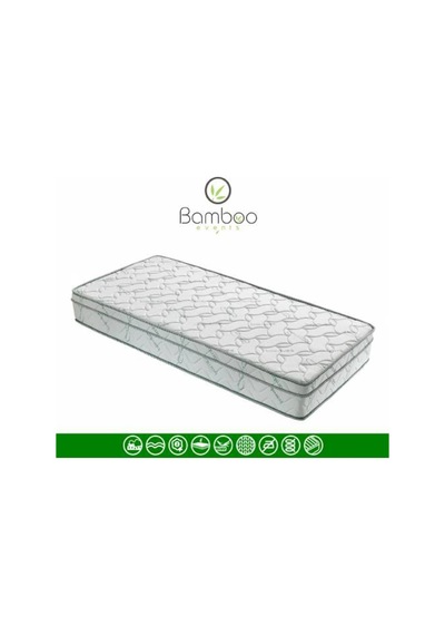 Uzunbebe 80X190 Heyner Events Bamboo Ortopedik Yatak 80*190 Kuş Tüyü Pedli