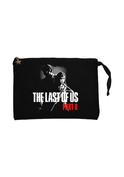 The Last Of Us 2 Ellie Joel Siyah Clutch Cüzdan / El Çantası Siyah