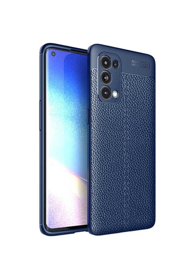Oppo Reno 5 5g Kılıf Zore Niss Silikon Kapak Lacivert