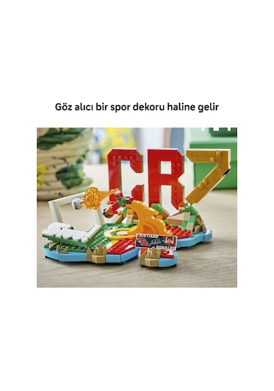 LEGO® Editions Cristiano Ronaldo – Unutulmaz Futbol Anları 43012 - 10 Yaş ve Üzeri Çocuklar için Dekoratif Futbol Modeli Yapım Seti (490 Parça)