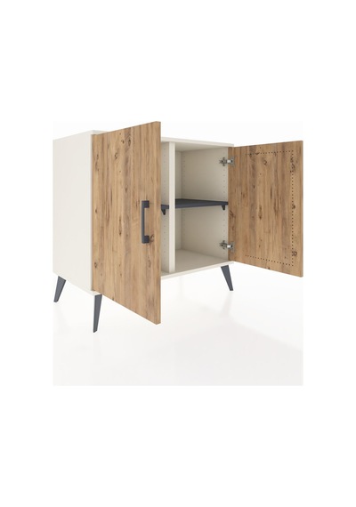 Hyperion Şifonyer 2 Raflı 2 Kapaklı 88x44x80 Aytaşı-çam/antrasit Çam/antrasit Hyperion Şifonyer 2 Raflı 2 Kapaklı 88x44x80 Aytaşı-çam/antrasit Çam/antrasit