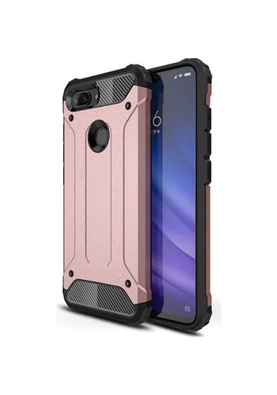 Noktaks - Mi 5x - Mi A1 Uyumlu - Kılıf Çift Katman Zırh Tank Crash Military Kapak - Rose Gold Rose Gold