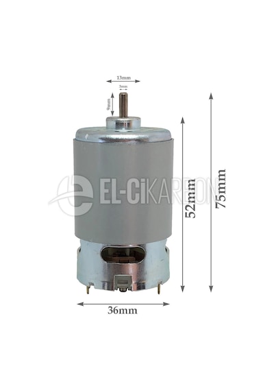 Rs-550 10.8/12/14.4/ 18 Volt Şarjlı Matkap Motoru 18