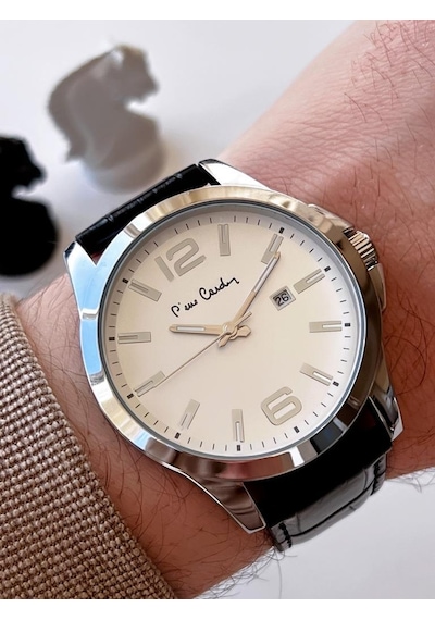 Pierre Cardin 800411f09SB Deri Kordon Erkek Kol Saati