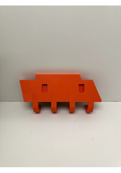 3d Baskı Dekoratif Ktm Model Motorcu Anahtar Askılığı Turuncu