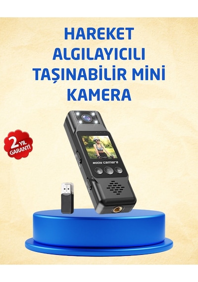 Taşınabilir Full Hd Mini Kamera Tft Ekranlı Mh-hs5300-2709