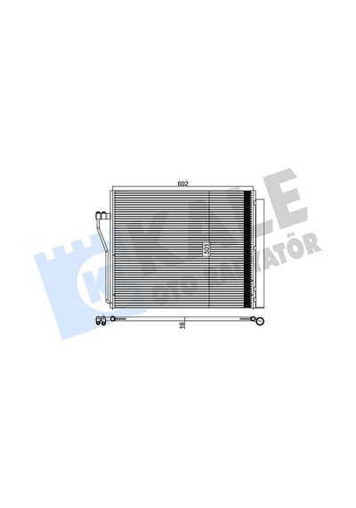 Kale Klıma Radyatoru Bmw X5 -x6 / E70-e71-e72-f15-f16-f86 Klr-342505