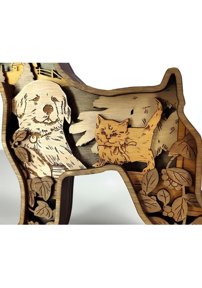Dekoratif 3d Köpek Figürlü Masa Süsü Biblo