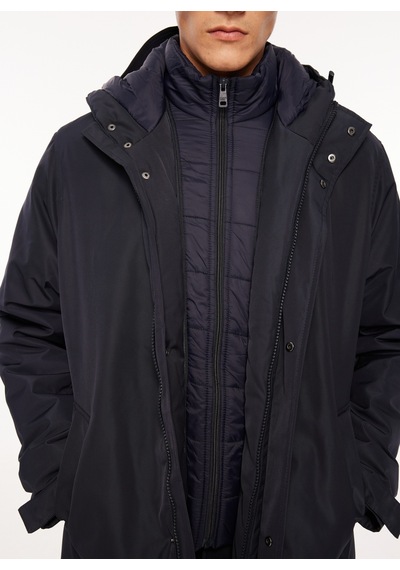 Caterpillar Lacivert Erkek Kapüşon Yaka Relaxed Fit Mont C3wm-mtn09