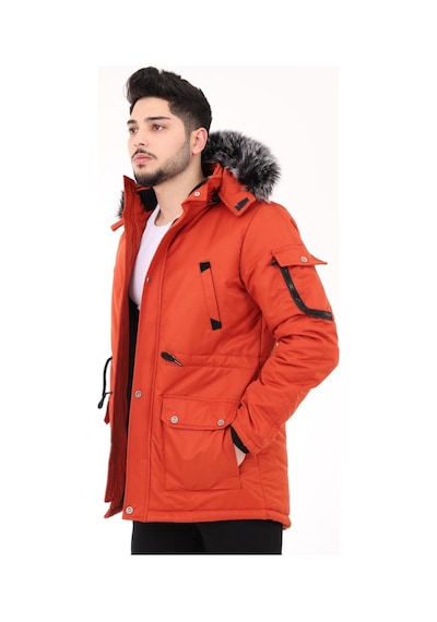 Bill Içi Kürklü Kapüşonlu Mont (476564682)