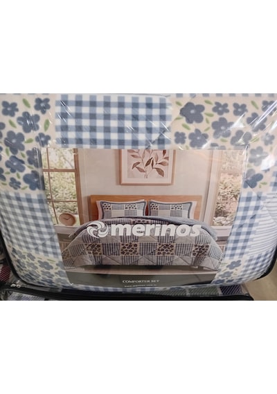 Comforter Çift Kişilik Yorgan Set / 220x240 / Çeyiz / Yorgan /set Açik Mavi