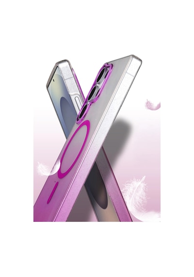 Samsung Galaxy Uyumlu S24 Ultra Glossy Magsafe Kapak - Mavi İtdark46237