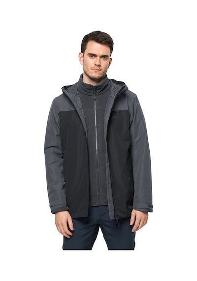 Jack Wolfskin Taubenberg 3ın1 Jkt M Antrasit Antrasit