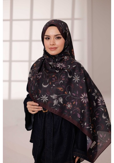 Mimiyum Rüya Desen-soft Şal Bordo Çok Renkli