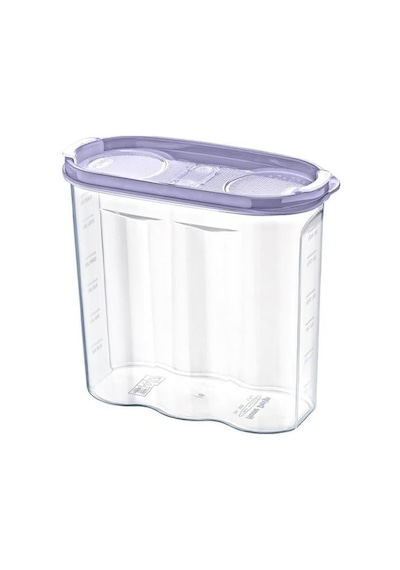 Tr 2 Kapaklı Ölçekli Erzak Kuru Gıda Saklama Kutusu Kabı - 1,7 Litre - Sa935 5264 Diğer