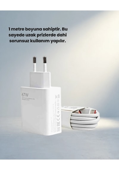 Turbo Hızlı Şarj Cihazı 67 Watt Honor 50 70 90 Uyumlu