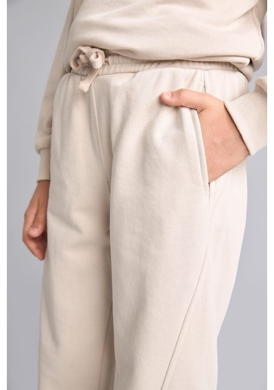 Defacto Regular Jogger Fit Bej Eşofman Altı Erkek Çocuk H6815a826aubg186 Bej-bg186