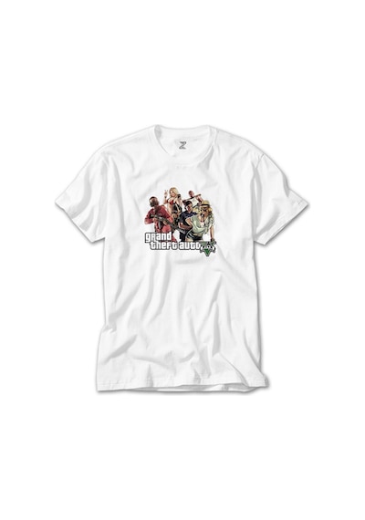 Grand Theft Auto Five Team Beyaz Tişört Beyaz