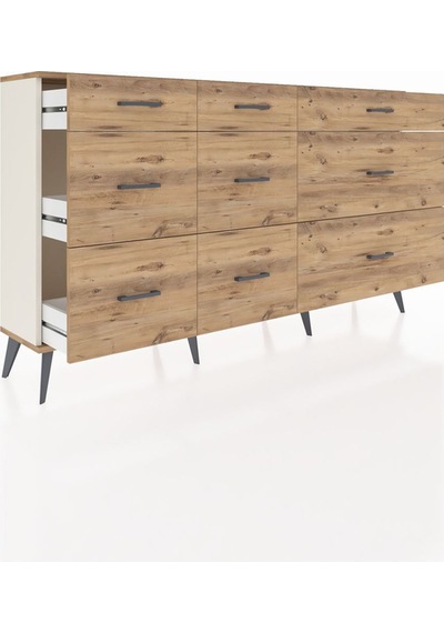 Arges Konsol 9 Çekmeceli 176x30x99 Aytaşı-çam Atlas Çam - Aytası Arges Konsol 9 Çekmeceli 176x30x99 Aytaşı-çam Atlas Çam - Aytası