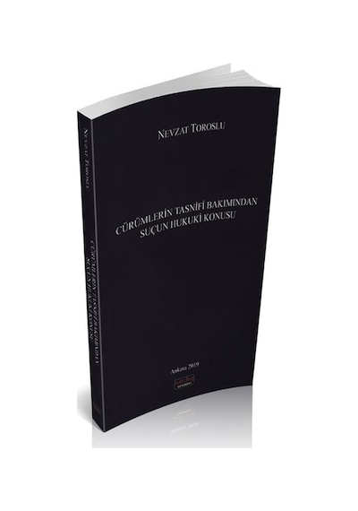 Savaş Yayınevi - Cürümlerin Tasnifi - Nevzat Toroslu