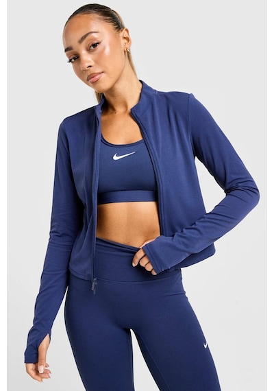 Nike Zenvy Dri-fıt Full-zip Long-sleeve Top Sweatshirt Navy Kadın Fermuarlı Sweatshir Lacivert