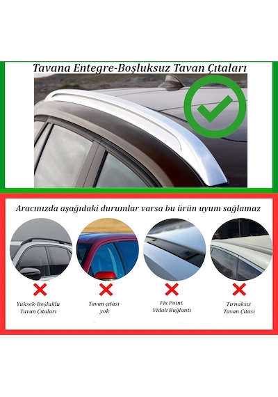 Chery Tiggo 8 Pro Suv İçin Portbagaj Taşıyıcı / Kilitli Tavan Barı 2li Set Siyah