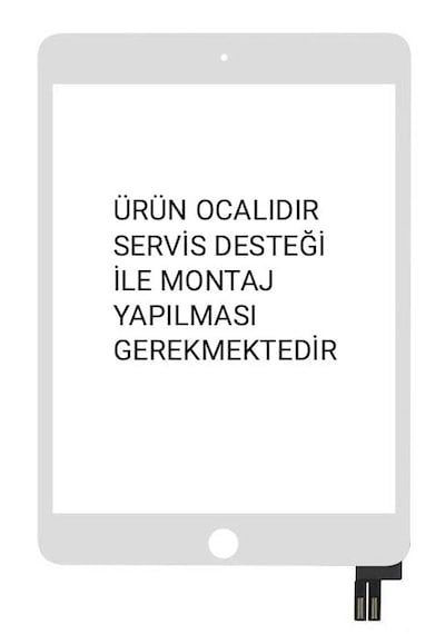 Apple Uyumlu iPad Mini 5 A2124 A2125 A2126 A2133 Dokunmatik Beyaz