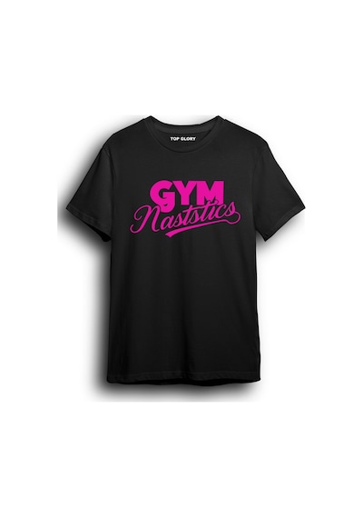 Top Glory Mstar Cimnastik Özel Tasarım Tişört Cimnastik T-shirt Cmcs3004 Siyah