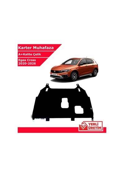 Fiat Egea Cross 2020-2026 Çelik Karter Muhafaza Çelik Koruma Sacı A+ Kalite Yerli Üretim