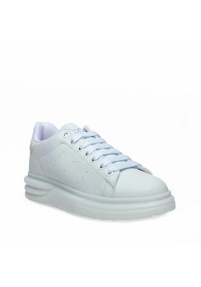 Best Of Beyaz Kalın Taban Erkek Sneaker Ayakkabı Beyaz