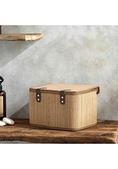 Bambu Saklama Kutusu 33x23x20 Cm Açık Kahverengi Genel