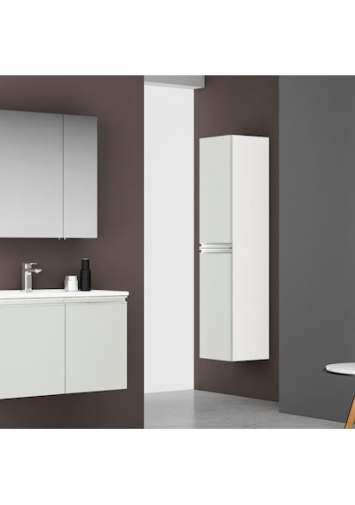 Orka Terme 35 Cm Beyaz Banyo Boy Çamaşır Dolabı Beyaz