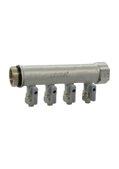 E.c.a. 4 Çıkışlı Modüler Mini Vanalı Kollektör - 601026302 4 Çıkış
