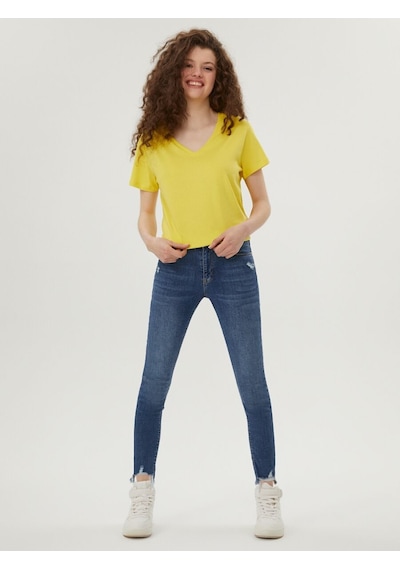 LOFT Nicole Skinny Fit Kadın Pantolon Lf2029131 Q1.v1 Denim