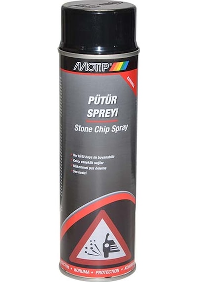 Pütür Sprey Siyah 500 Ml Motip