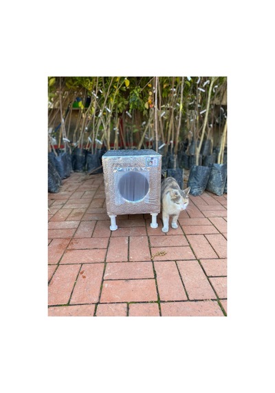 Kedi Yuvası Kedi Evi Isı Ve Su Yalıtımlı % 100 Korunaklı -11 Mm Osb -video Anlatımlı