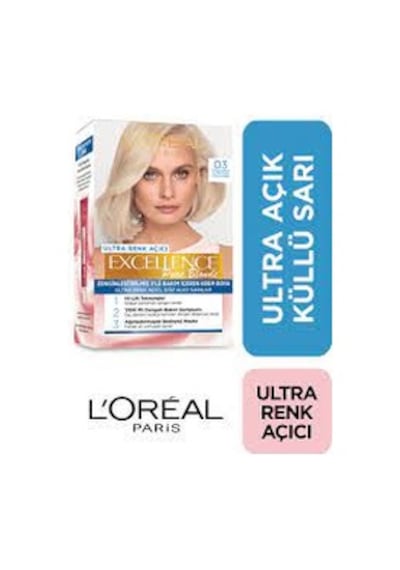 Loreal Excellence 03 Ultra Açık Küllü Sarı Saç Boyası (487813251)