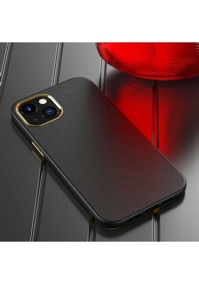 Apple Uyumlu iPhone 13 Mini Kılıf Deri Natura Kapak