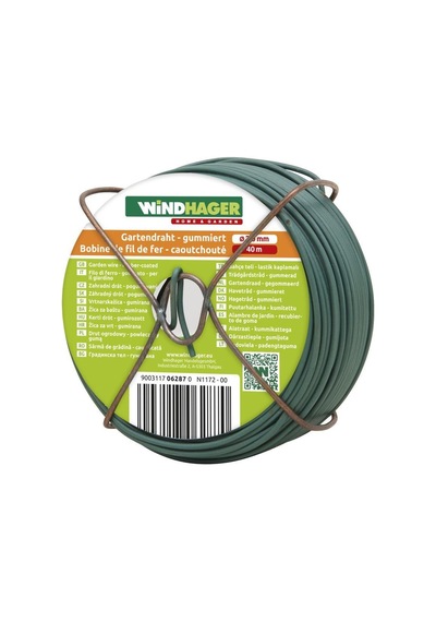 Plastik Kaplı Bahçe Teli - 40M/2Mm