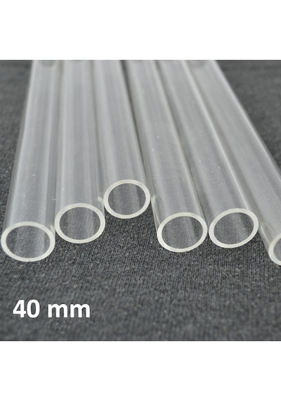 Pleksi Boru Şeffaf Akrilik Tüp Saydam 40 X 2 Mm 553154074