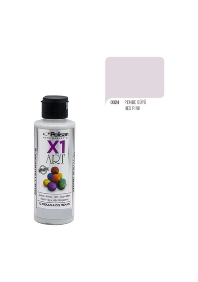 Polisan X1Art Multisurface Hobi Boyası 120Ml - 0024 Pembe Büyü