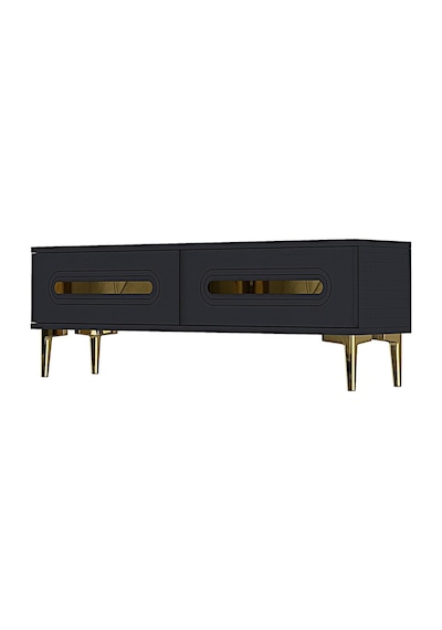 Tsa1220ag - Ranytv120 Tv Stand, Tv Sehpası Antrasit-gold 120cm Antrasit - Gold Tsa1220ag - Ranytv120 Tv Stand, Tv Sehpası Antrasit-gold 120cm Antrasit - Gold