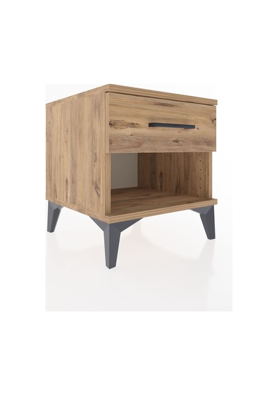 Hyperion Komodin Tek Çekmeceli 44x44x48 Çam-çam Çam