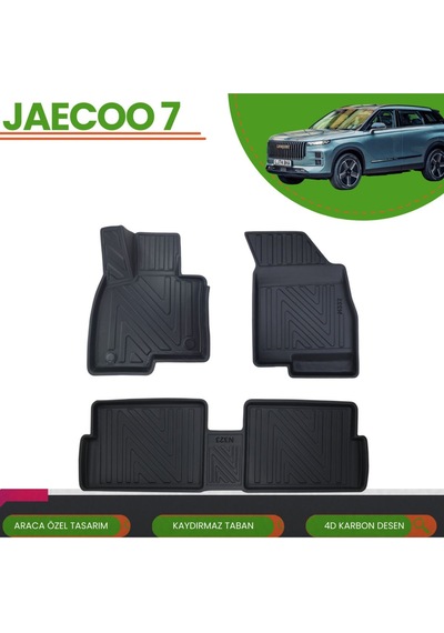 Jaecoo 7 2024+ Araca Özel 4d Havuzlu Paspas Takımı Karbon