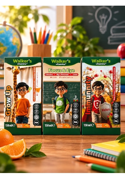 Focus Eye Kids Şurup Sitikolin, Lutein , Beta Glukan - 2'li