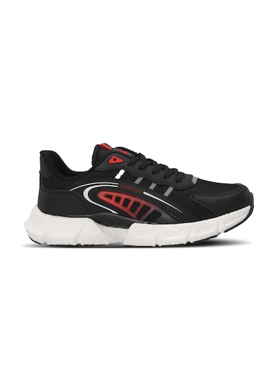 Slazenger ZIPLINE Erkek  Siyah / Kırmızı Koşu & Yürüyüş Spor Ayakkabısı
